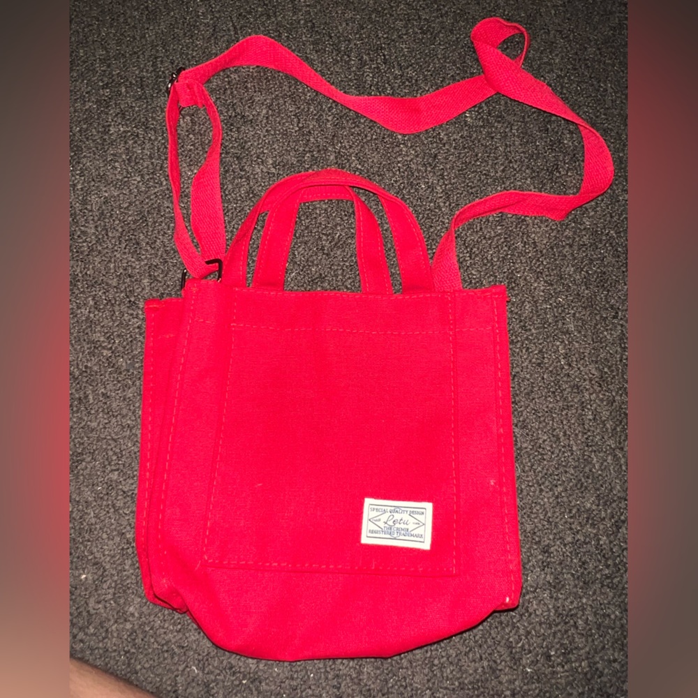 Red Mini Shoulder Purse